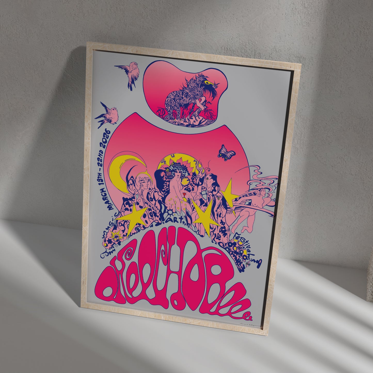 OMF 2026 Poster Art by Nigel Waymouth, Silk Screen Printed and Signed [Limited Edition]