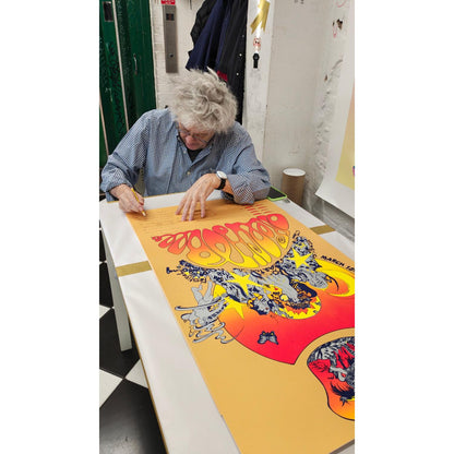 Orange OMF 2026 Poster Art by Nigel Waymouth, Silk Screen Printed and Signed [Limited Edition]