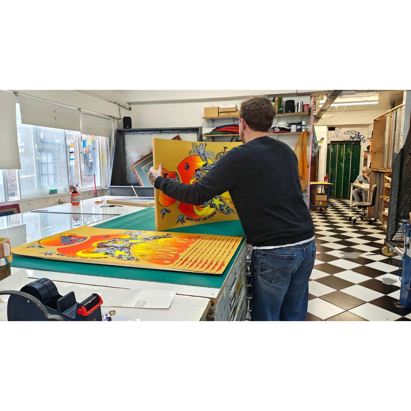 Orange OMF 2026 Poster Art by Nigel Waymouth, Silk Screen Printed and Signed [Limited Edition]