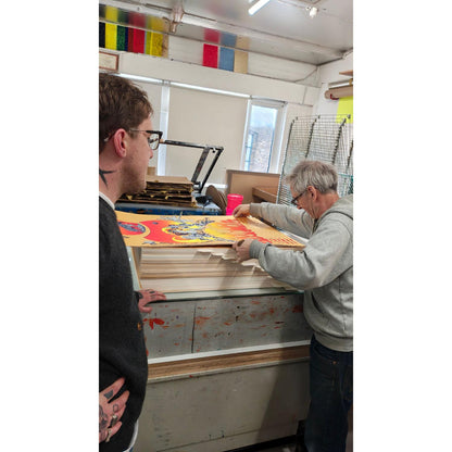 Orange OMF 2026 Poster Art by Nigel Waymouth, Silk Screen Printed and Signed [Limited Edition]