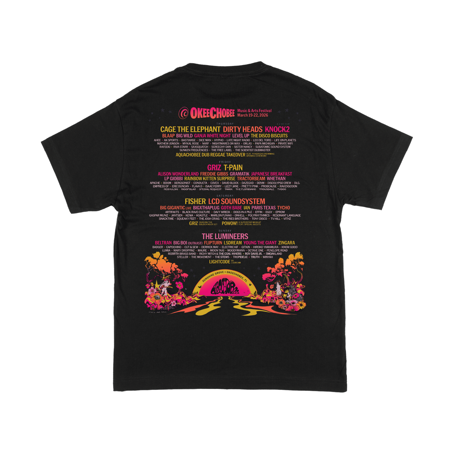 2026 Poster Art Lineup Tee