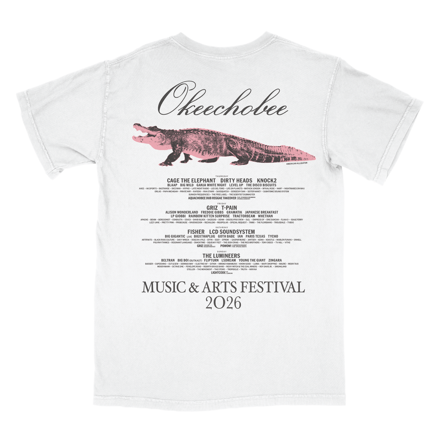 2026 Chobees Lineup Tee