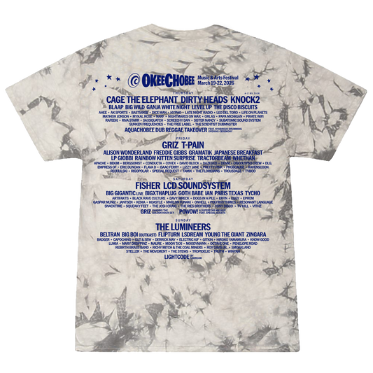 2026 Tie Dye Lineup Tee