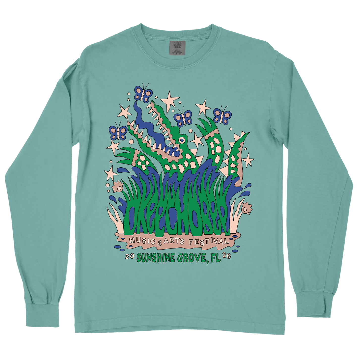 2026 Lineup Longsleeve Tee – Okeechobee Festival 2026 Lineup Longsleeve Tee – Okeechobee Festival