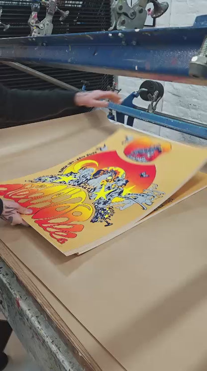 Orange OMF 2026 Poster Art by Nigel Waymouth, Silk Screen Printed and Signed [Limited Edition]