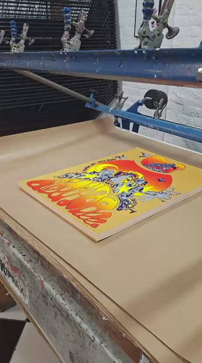 Orange OMF 2026 Poster Art by Nigel Waymouth, Silk Screen Printed and Signed [Limited Edition]